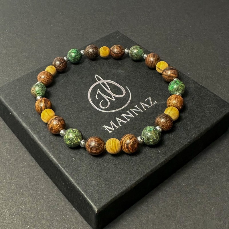 Męska bransoletka z turkusem