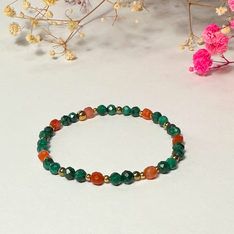 BRANSOLETKA Z MALCHITEM