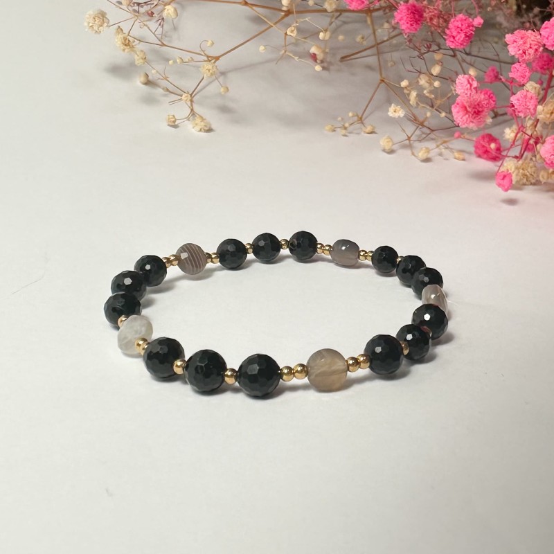 bransoletka z agatem