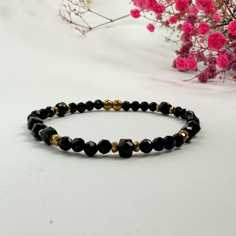bransoletka czarny turmalin