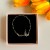 srebrna bransoletka z malachitem i turmalinem