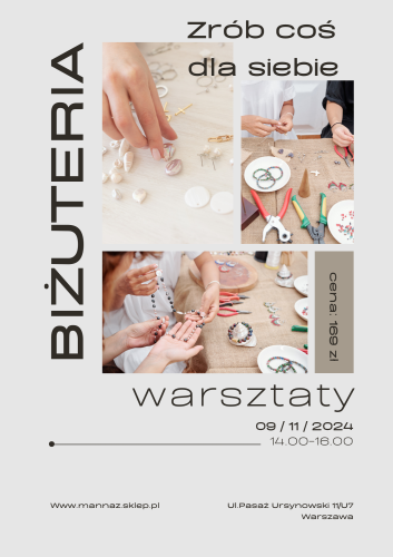 Beżowy Nowoczesny Warsztaty Ceramiki Plakat A3.png